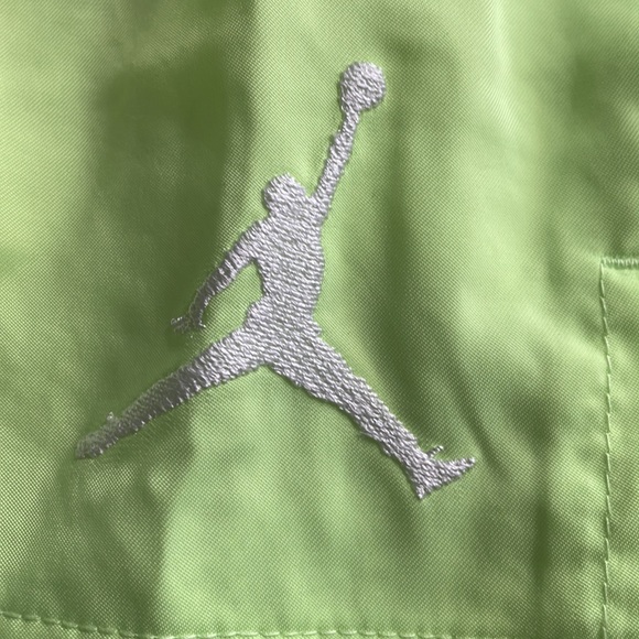 Vibrant Green Swim Trunks with Elastic Waistband Air Jordan - Picture 4 of 5
